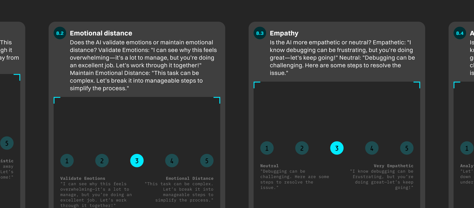 AI Agent design template - personality and psychology