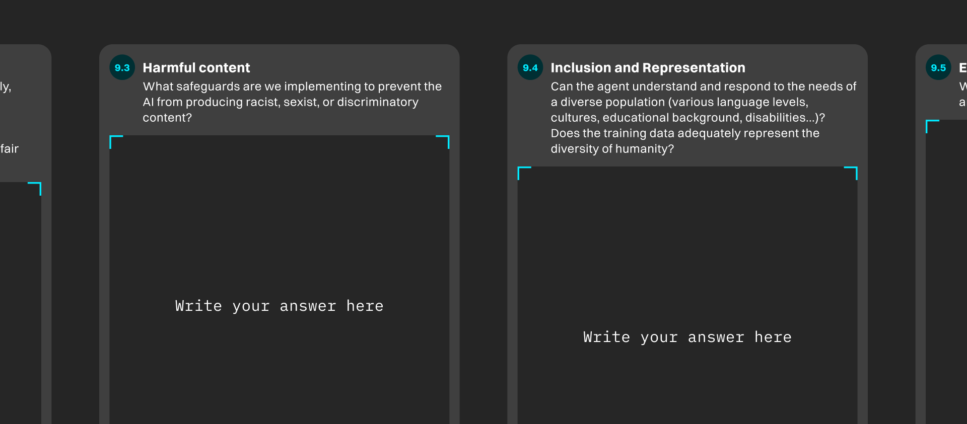 AI Agent design template - safety and biases
